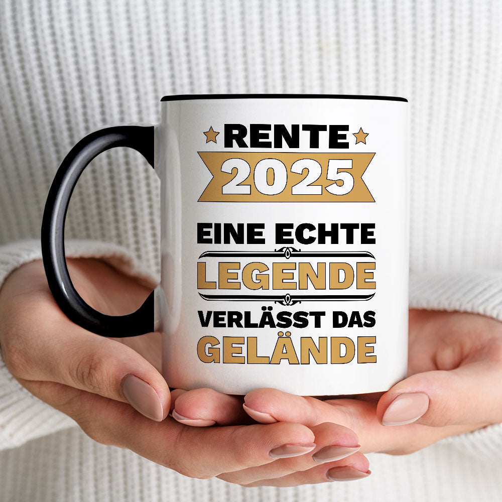 Andrea Geschenkewelt Tasse Rente Geschenk Spruch Tasse Für Rentner Ruhestand, Ich Mus Gar Nichts, Lustige Kaffeetasse Aus Keramik Für Rentner