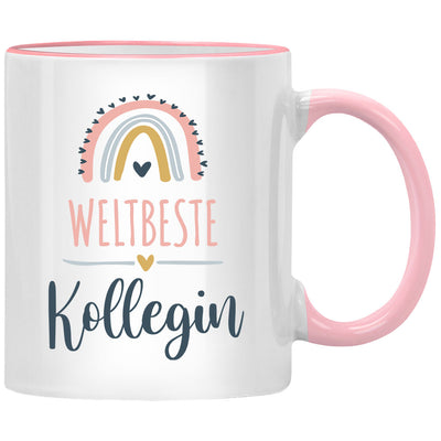 Weltbeste Kollegin - Tasse mit Spruch für Lieblingskollegin - Geschenk für beste Kollegin der Welt