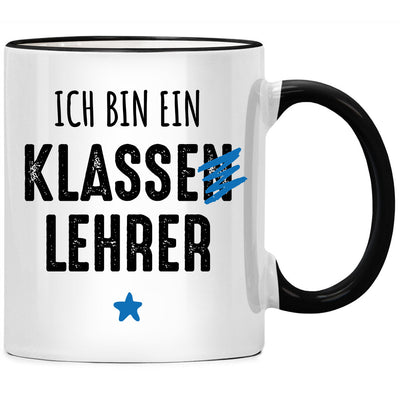 Ich bin ein klasse Lehrer, Klassenlehrer, lustige Tasse mit Spruch als Geschenk für einen Lehrer oder als Abschiedsgeschenk für eine Lehrerin
