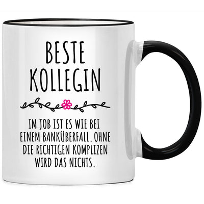 Beste Kollegin Tasse als Geschenk zum Jobwechsel Abschied