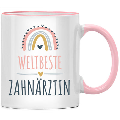 Weltbeste Zahnärztin Geschenk, Zahnarzt Tasse mit Spruch als Geschenk für beste Zahnärztin der Welt